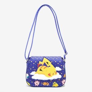 Loungefly Pokemon Sleeping Pikachu & Friends Crossbody Bag